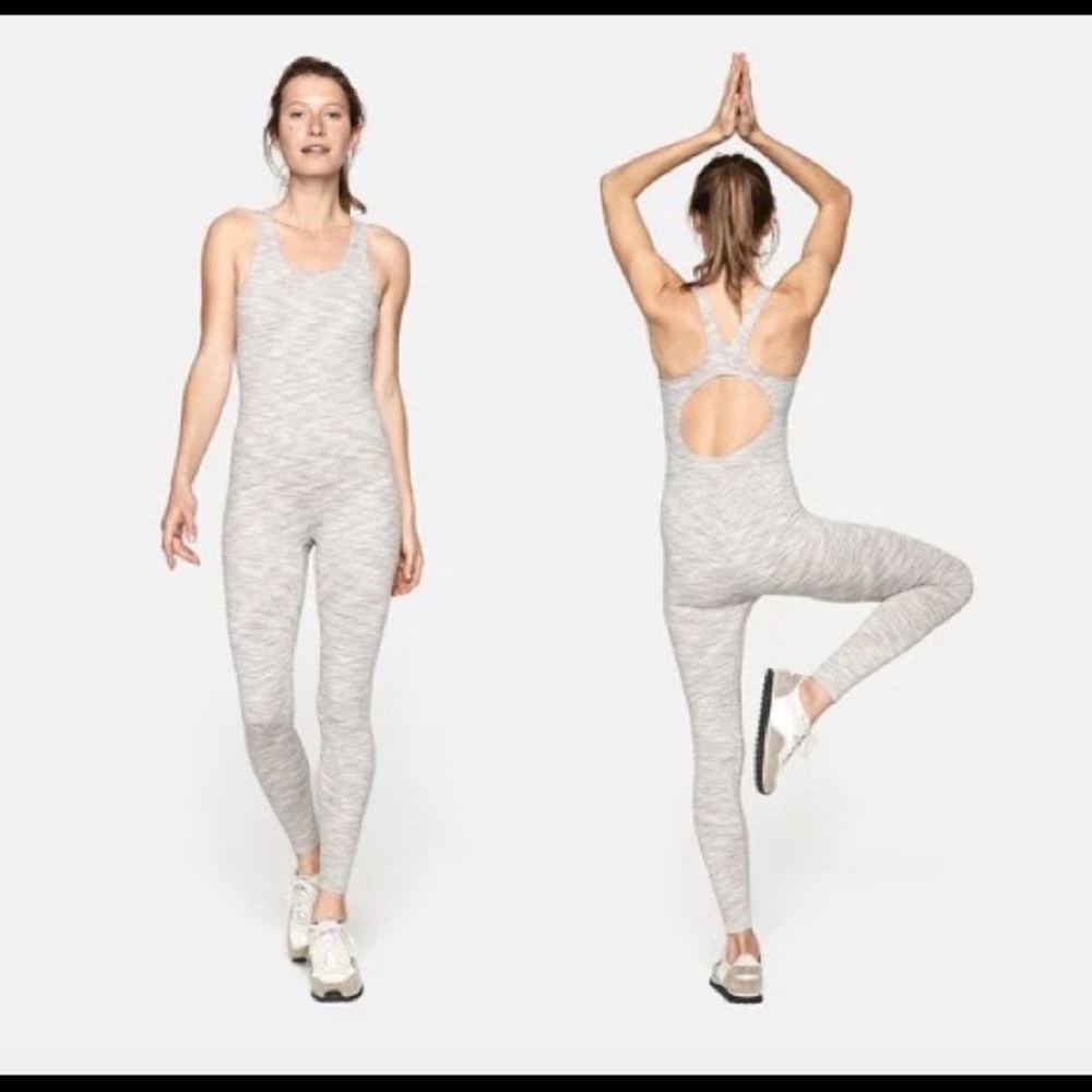 Outdoor Voices Strata Silverstone Unitard